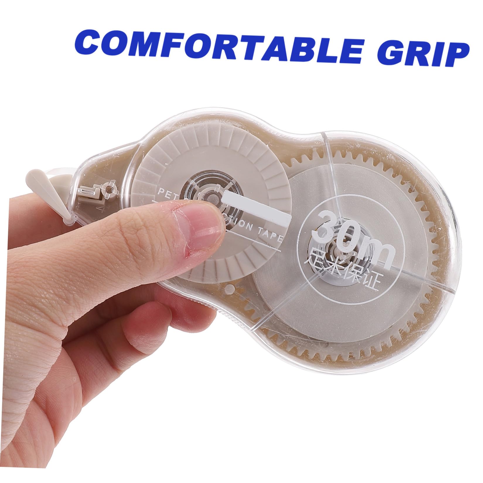 Gatuida Correctora Portátil Para Estudiantes Y Oficinas Adhesiva De Corrección Ergonométrica Para Papelería Escolar Y Exámenes Para Borrado Instantáneo Y Escritura 6 Piezas X 4
