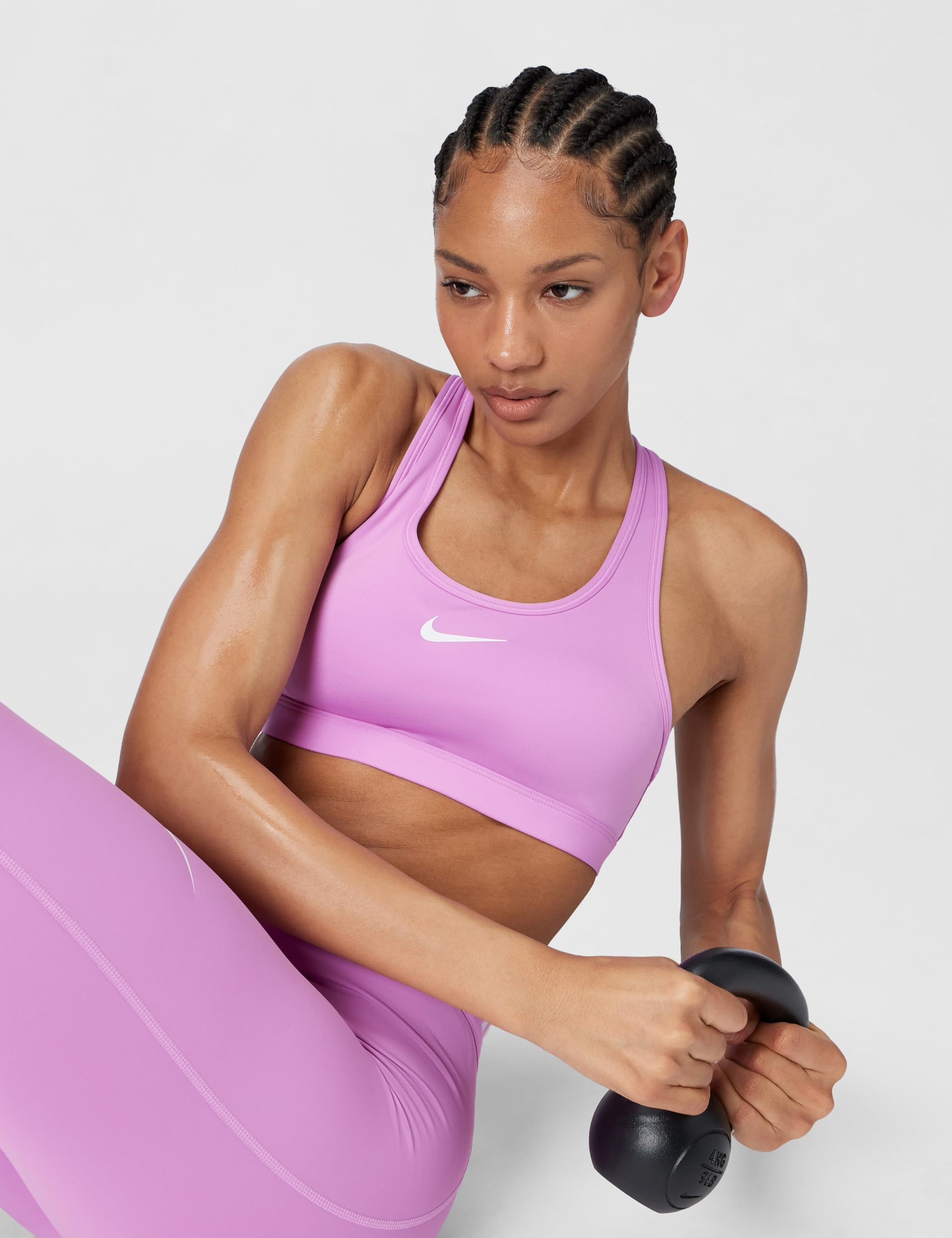 Nike W NK SWSH Med SPT Bra Reggiseno Sportivo