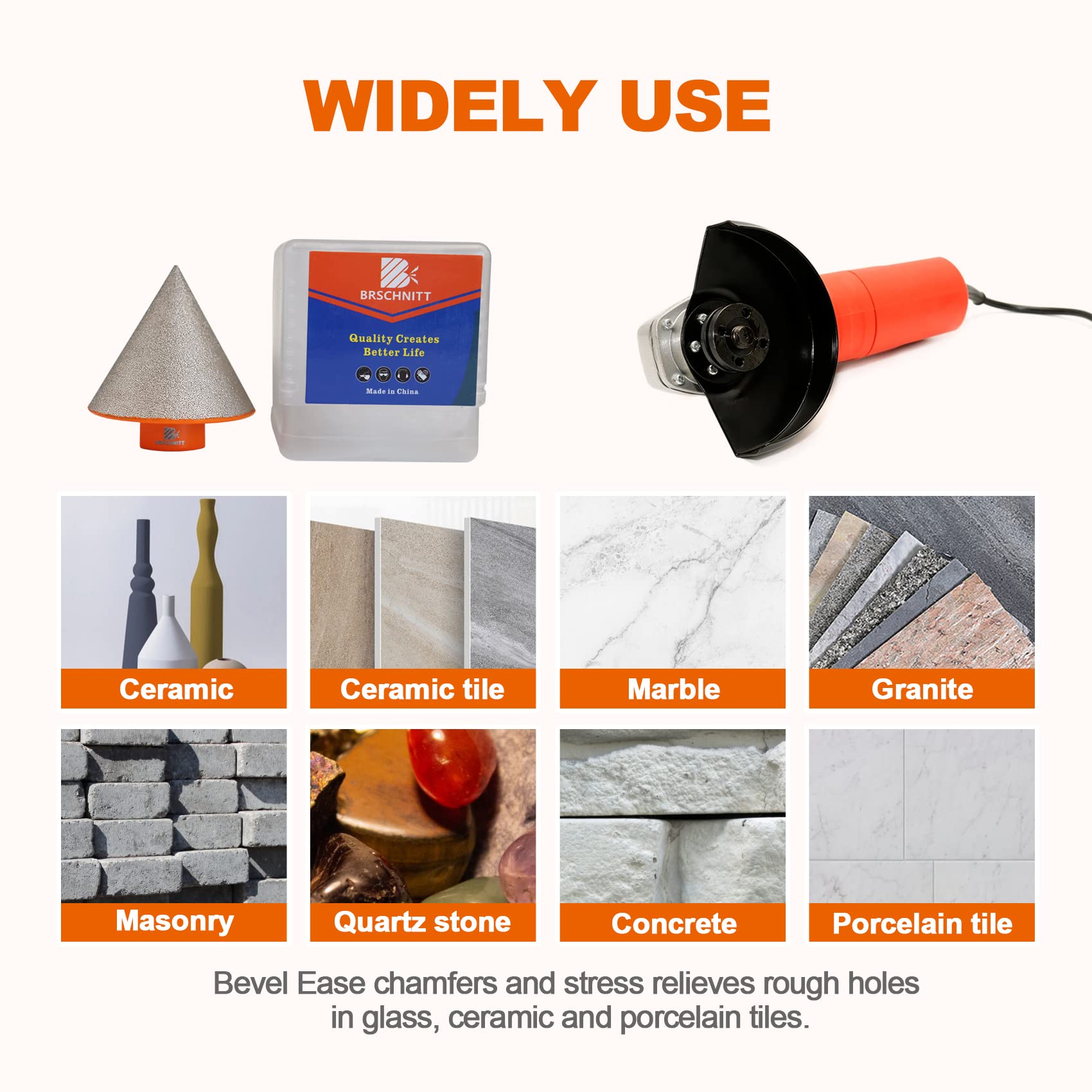 Fresa Diamantata 35mm Per Fori - Per Piastrelle, Marmo, Granito, Filettatura M14 - Foto 6