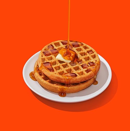 Miniatura 5 de Banza Homestyle - Waffles de proteína congelados de garbanzos, altos en proteínas, sin gluten, waffles tostadores bajos en carbohidratos, 8 onzas