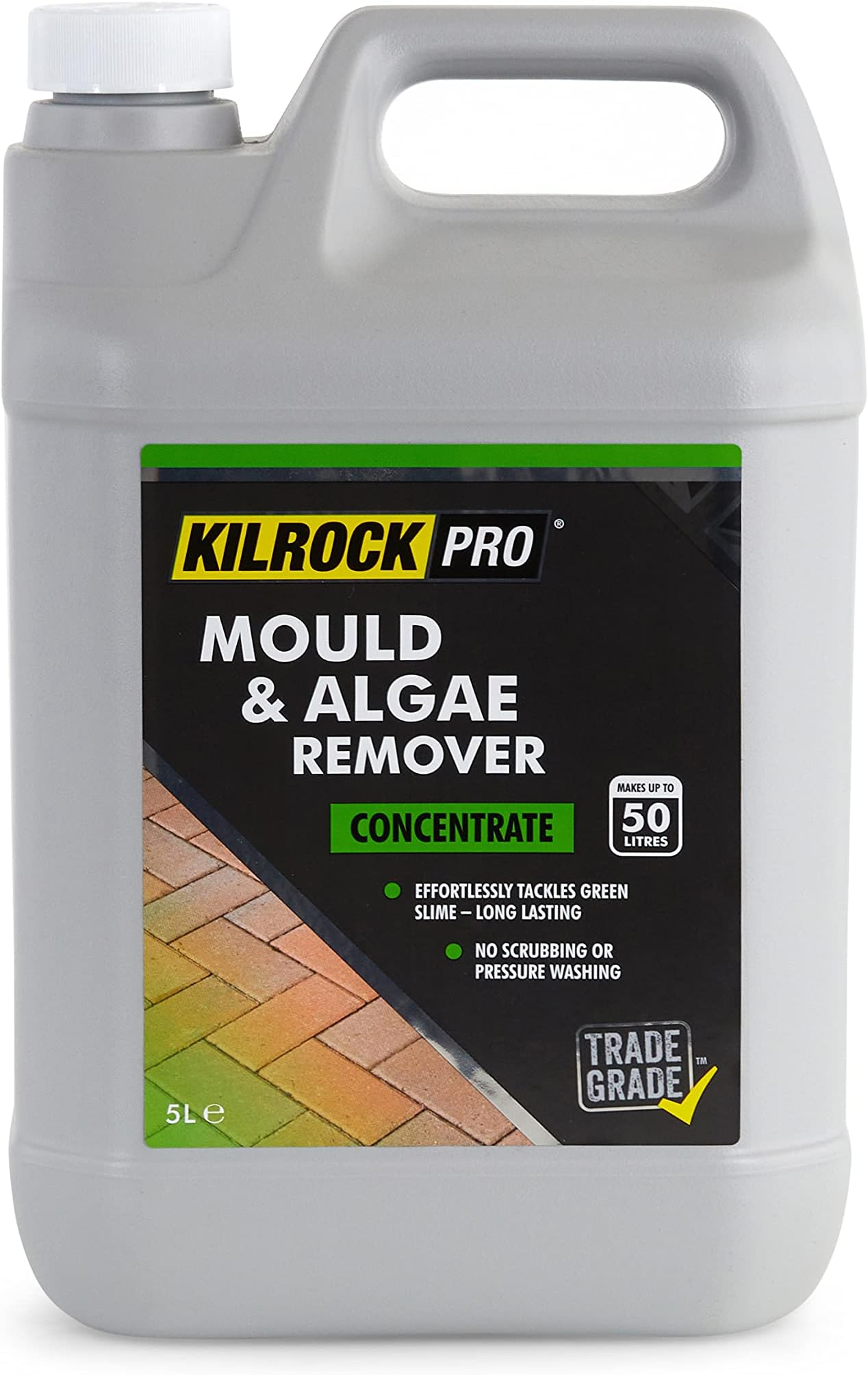 Mould & Algae Remover 5L - Destroys mould in damp places - Trade strength formula