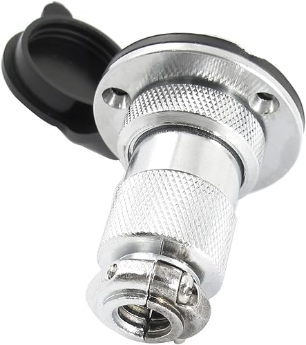 Miniatura 2 de GX25-2 AC250V Accesorios de audio y video 15A 0.984 in cubierta de escombros Chasis de metal Macho Hembra Conectores y adaptadores Conector de