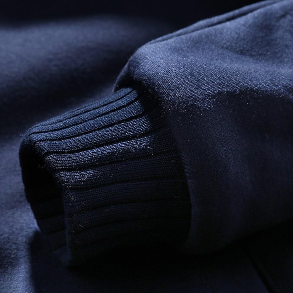 MANTORS Men's Tracksuit Winter Soft Hooded Fleece Sweatsuits Warm Pullover Coats 2 Pieces Outfits Set - Image 5