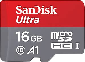 SanDisk Ultra 16GB microSDHC Memory Card SD Adapter with A1 App Performance up to 98MB s Class 10 U1 - Amazon exclusive packaging SanDisk Ultra 16GB microSDHC Memory Card SD Adapter with A1 App Performance up to 98MB s Class 10 U1 - Amazon exclusive packaging