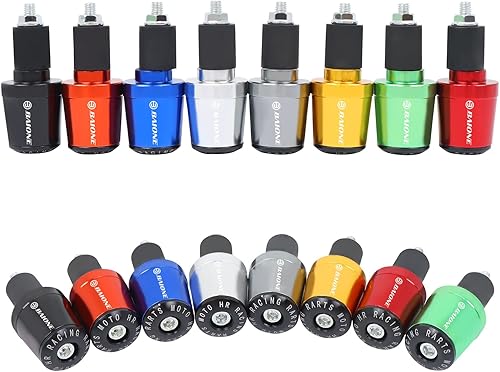 Miniatura 4 de COPART Extremos de barra universales para todos los agarres de manillar de 78 pulgadas, tapas de tapones de extremo de manillar para Yamaha YZF R6