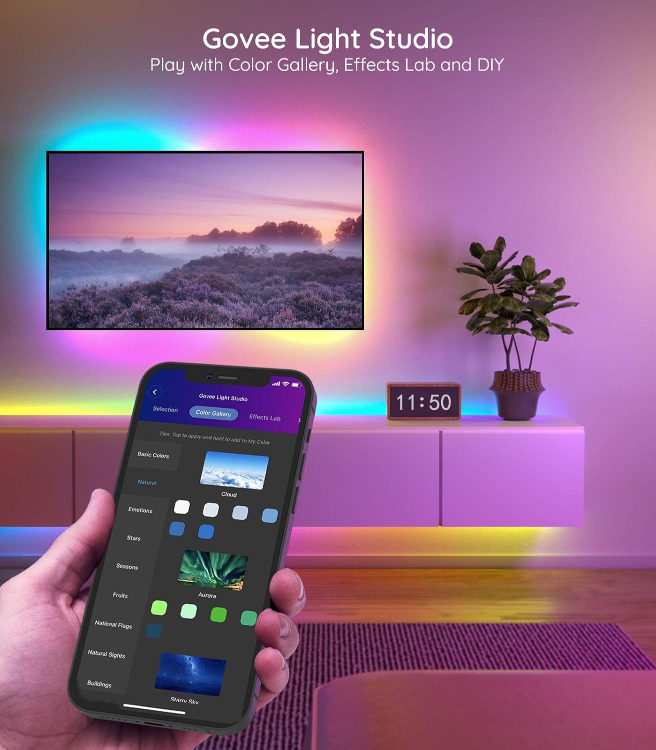 Buy Govee 32 8ft Led Strip Lights Rgbic Wifi Wireless Smart Led Light Strip 5050 Led Lights Sync To Music Work With Alexa Google Assistant Android Ios Not Support 5g Wifi Waterproof 2x16 4ft Buy Govee 32 8ft Led Strip Lights Rgbic Wifi Wireless Smart Led Light Strip 5050 Led Lights Sync To Music Work With Alexa Google Assistant Android Ios Not Support 5g Wifi Waterproof 2x16 4ft