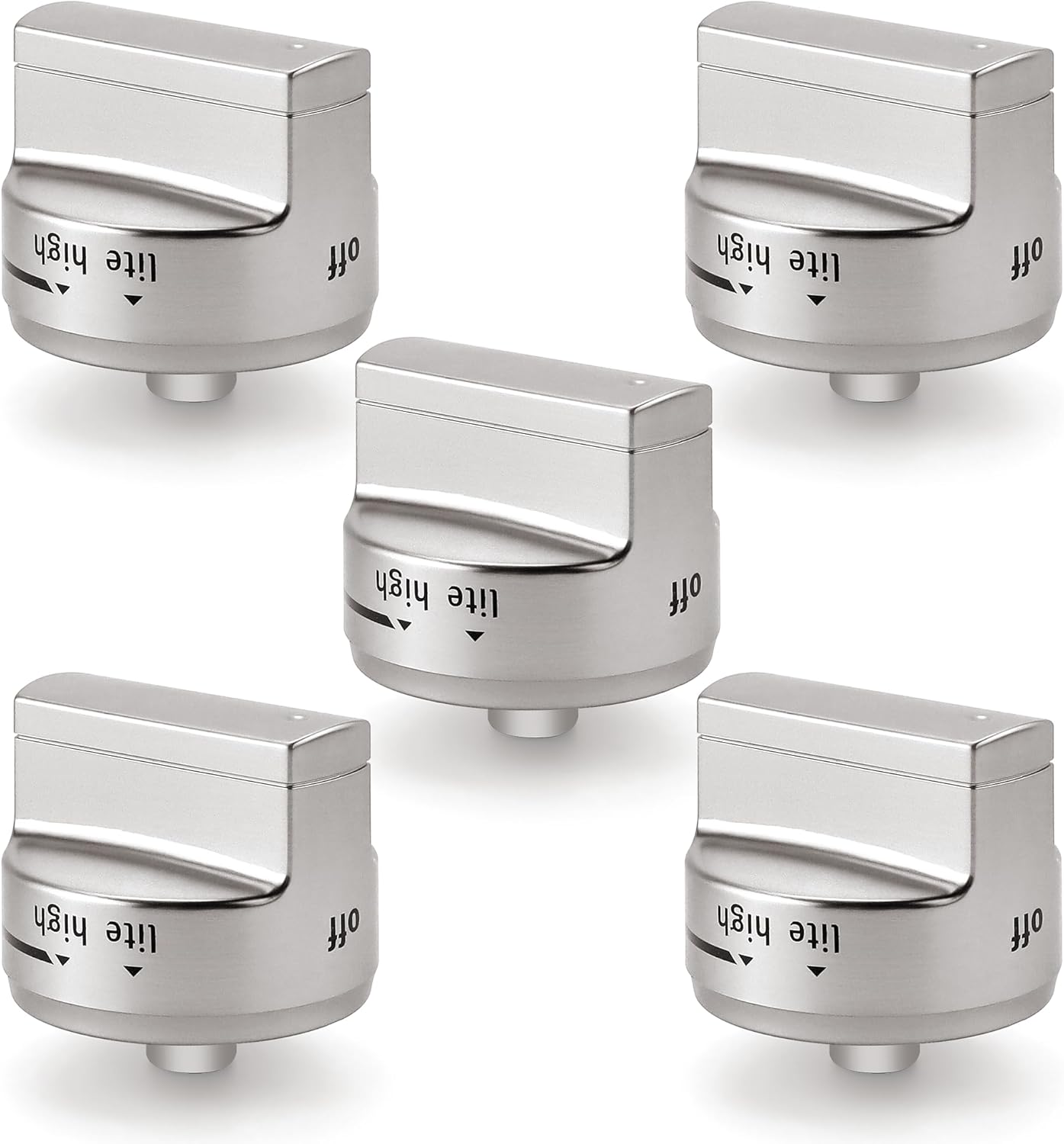 AMI PARTS W11101439 Stove Knobs Compatible with Maytag Range Knobs Replacements for MGR6600FZ0 MGR6600FB0 MGR6600FW0 MGR6600FZ1 MGR6600FZ3 MGR7700LZ0 MGR7700LZ10 5PCS