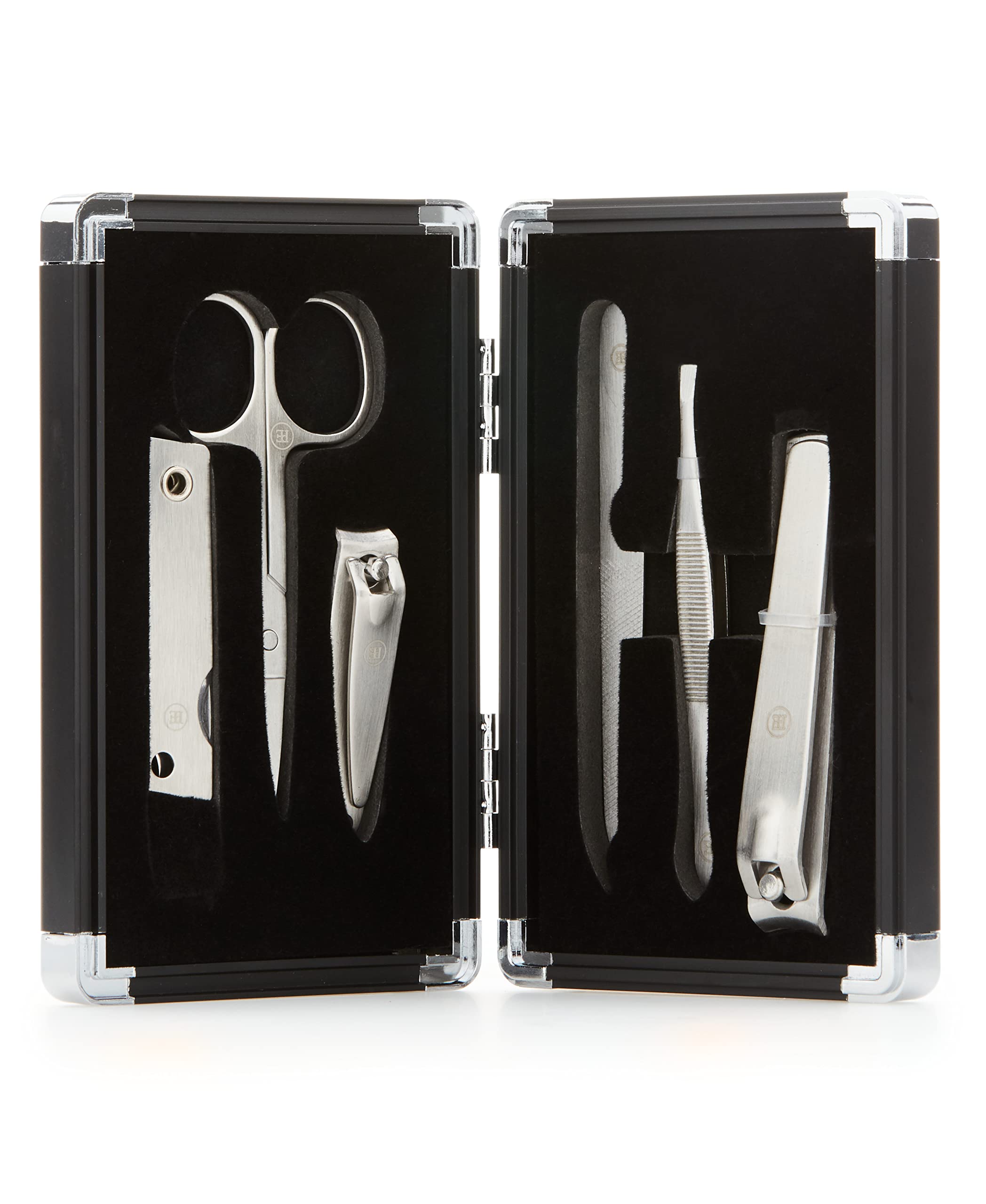 Perry Ellis Men's Portfolio 6 Pc Manicure Set, Blk, One Size