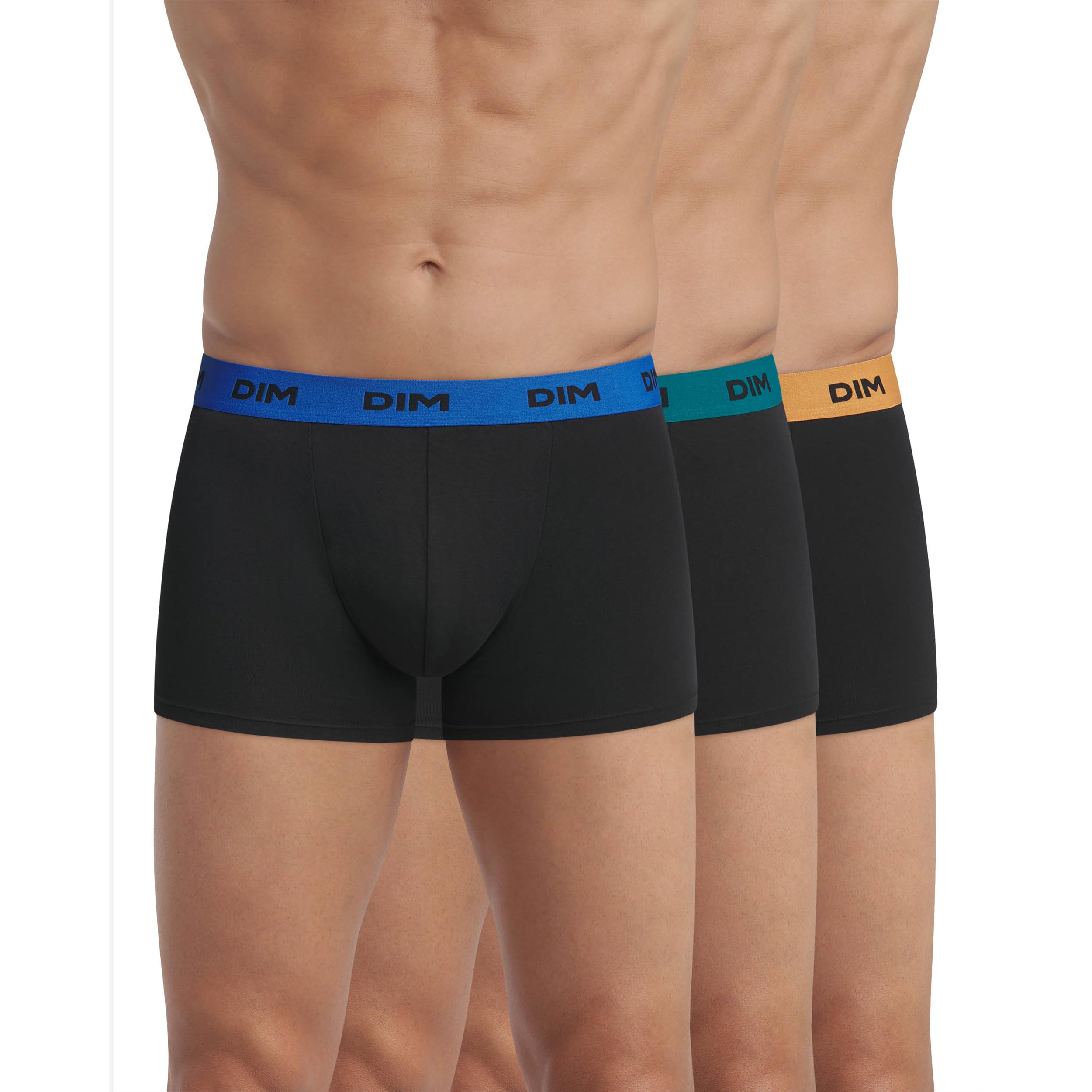 Dim Boxer Homme Mix and Colors Coton Stretch Confort x6