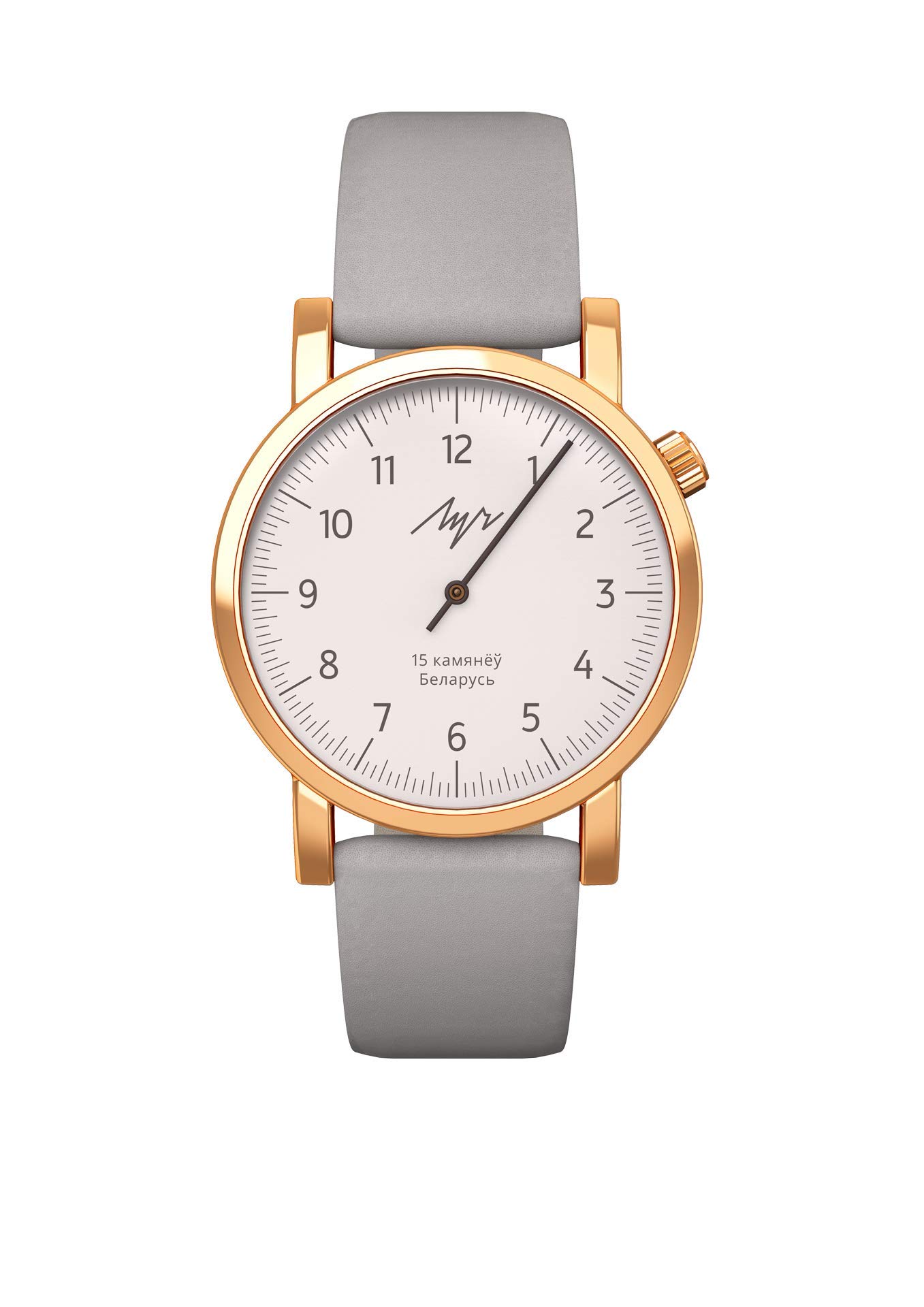 Ladys 24kk Gold Plate Single Hand Luch Mechanical 15 Jewel