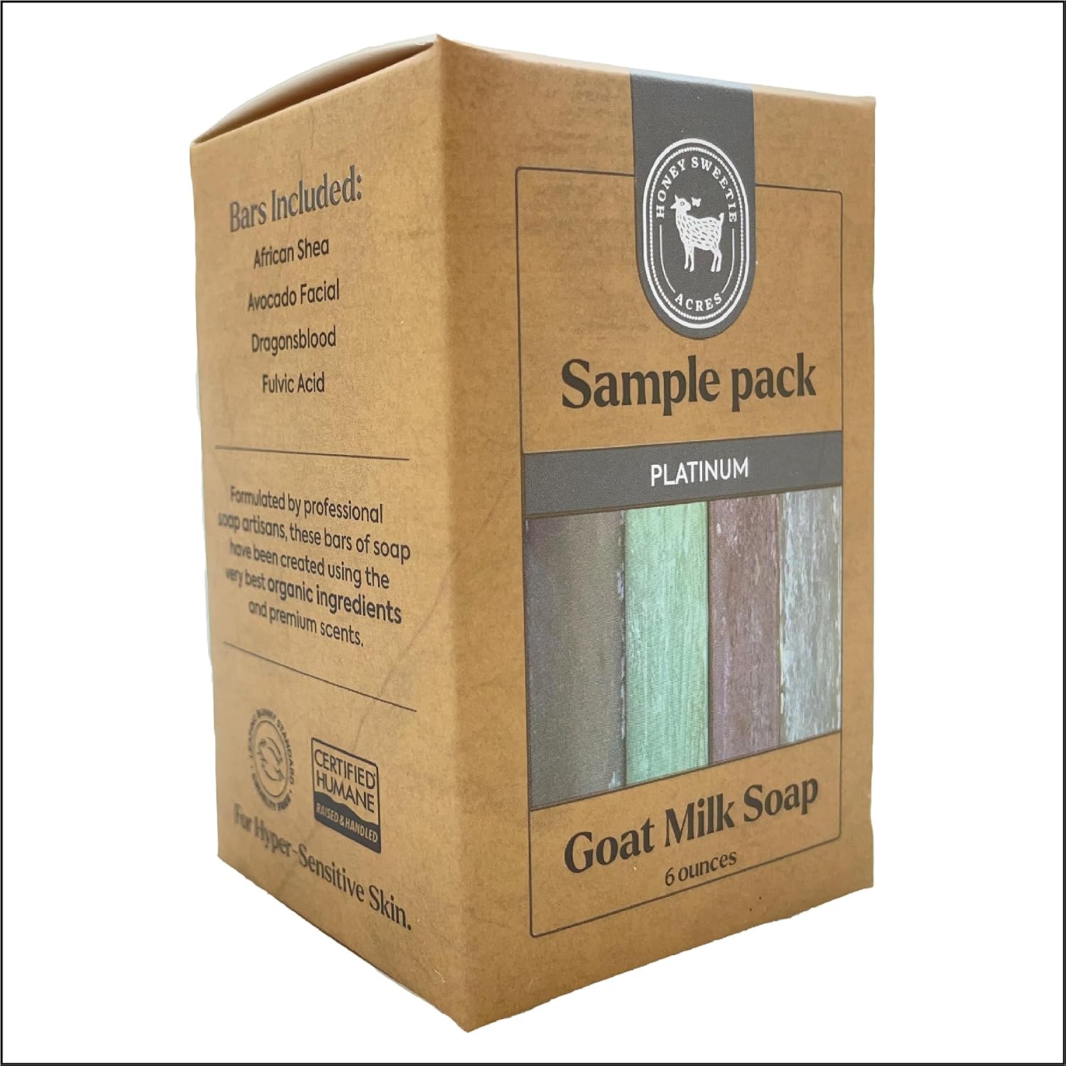 Honey Sweetie Acres Goat Milk Soap Travel Set - All Natural