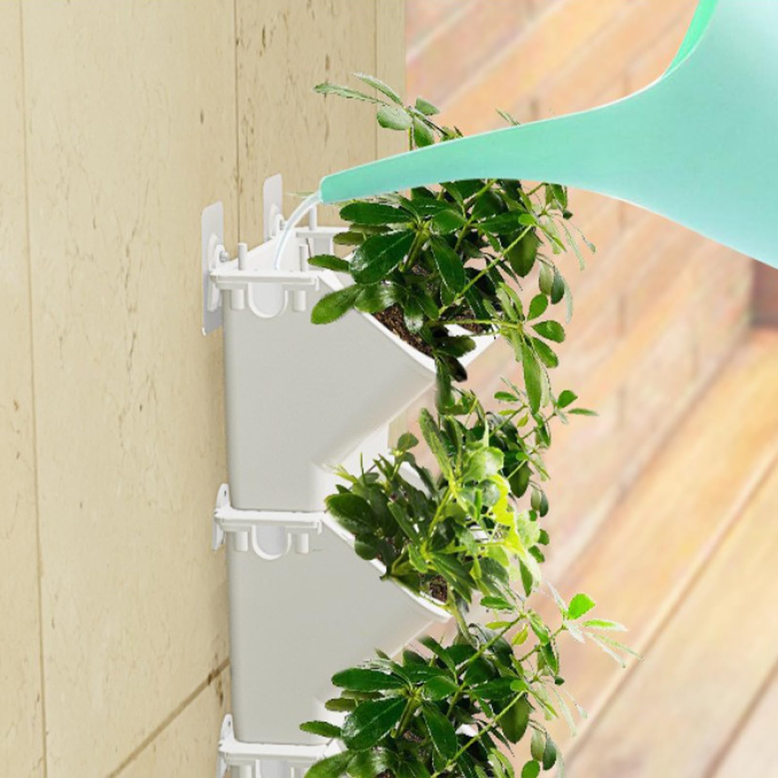 Macetas Para Colgar En Pared Maceta De Pared Con Riego Automático, Colgador  De Plantas | Cuotas Sin Macetas De Pared Verticales, image size:1601x1601