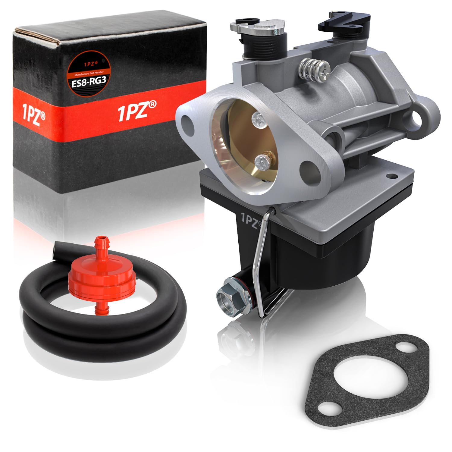 Carburador de motor Tecumseh 640065A soluciona tirones y fallos en cortacésped OHV 8