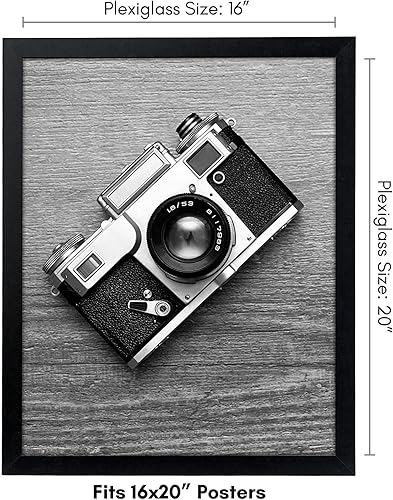 Miniatura 2 de Americanflat colección Epic - Portarretratos de 16 x 20 pulgadas, con plexiglás pulido, de estilo galería, con madera de ingeniería, ancho, para