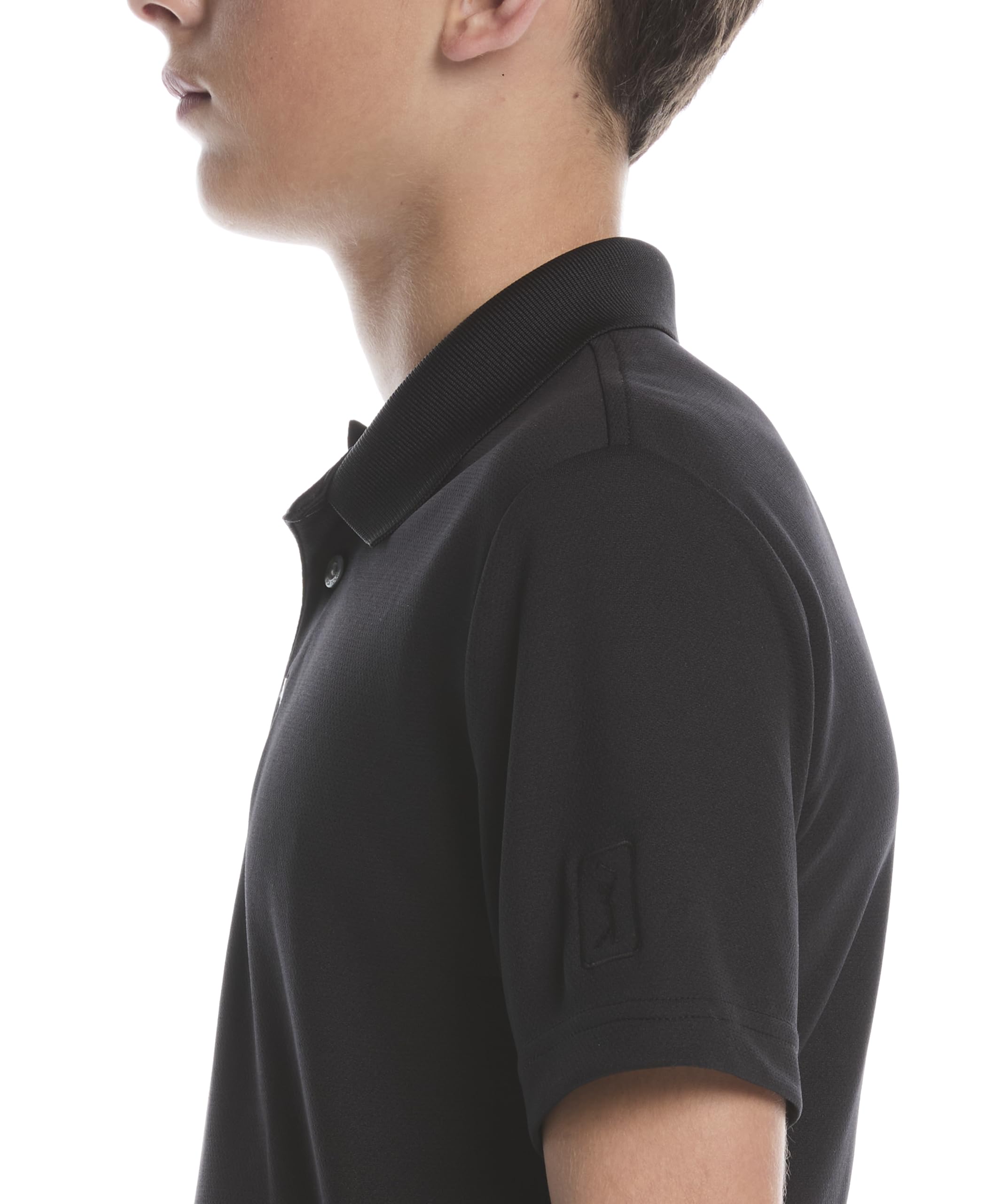 PGA TOUR Short Sleeve Airflux Polo Camiseta de Golf para Niños