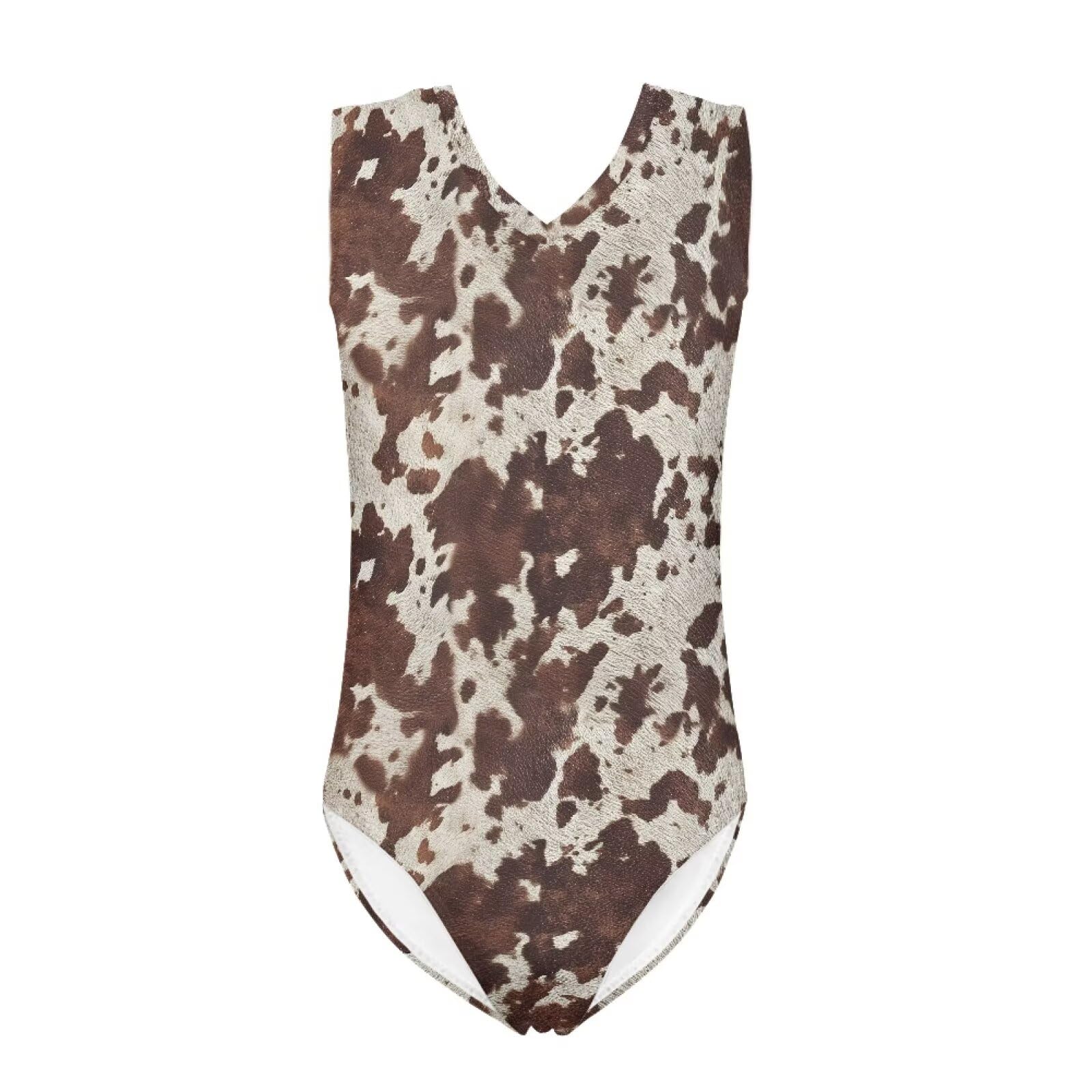 Cartoon Pattern Kids Girls Bathing Suits One Piece Swimsuit Soft &amp; Quick Dry, 5-14Years