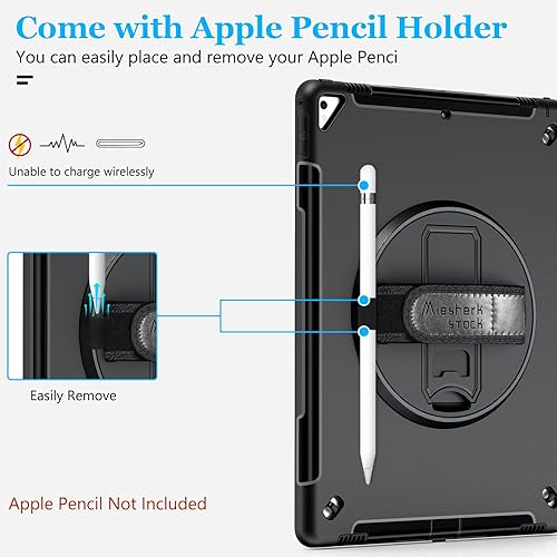 Miniatura 5 de Funda para iPad Pro 12.9 2 generación 2017 y 2015 1 generación grado militar, resistente, resistente, a prueba de golpes, funda protectora con