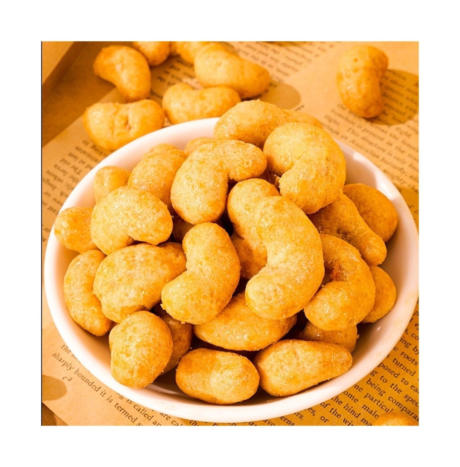 252 g Prażone orzechy nerkowca, chrupiące i pachnące orzechy oraz przekąski(2pcs)