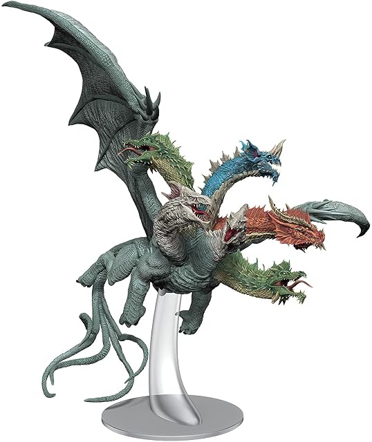 WizKids D&D Icons of The Realms Miniatures: Set 22 - Dracohydra - Gargantuan Sculpted Figure