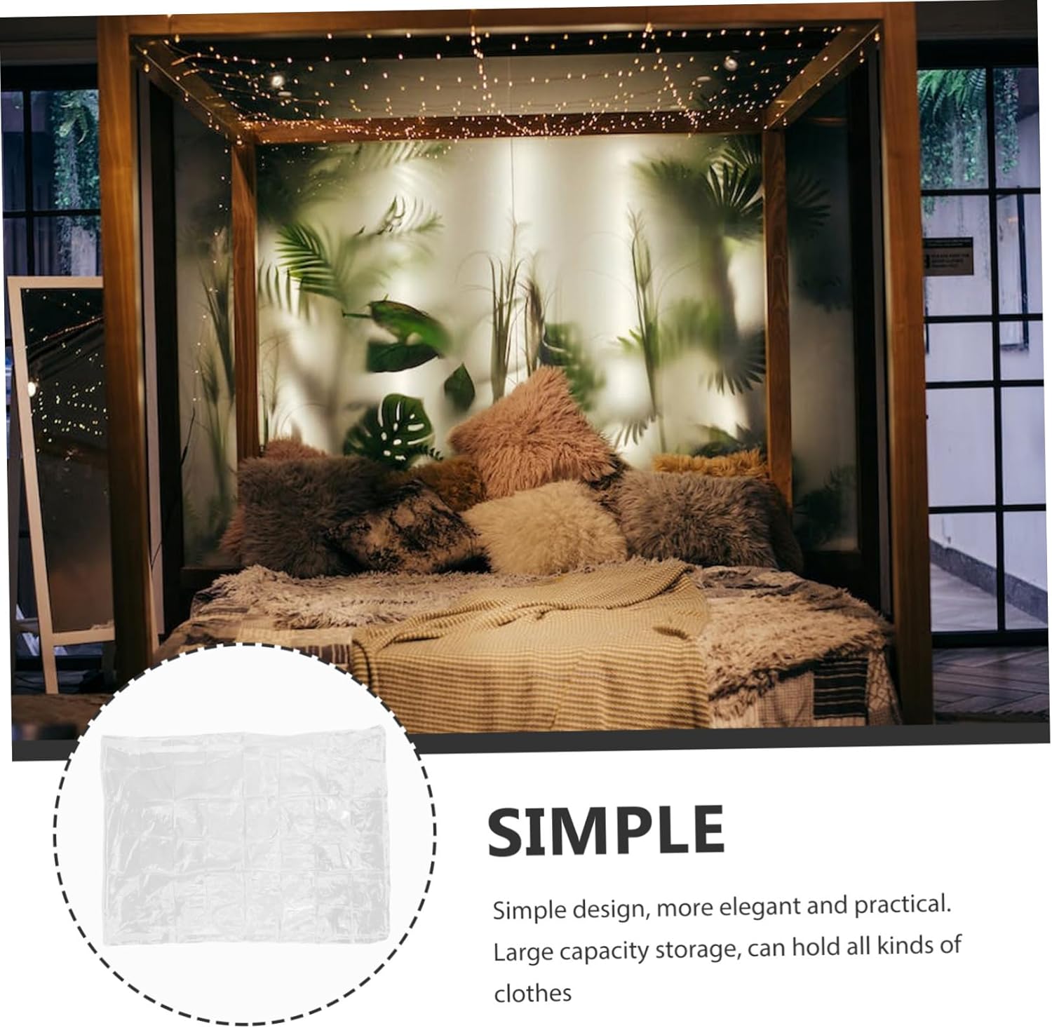 4pcs Zipper Mattress Cover Bag Storage Protector for Bed and Wrapping Bag for Moving and Organizing