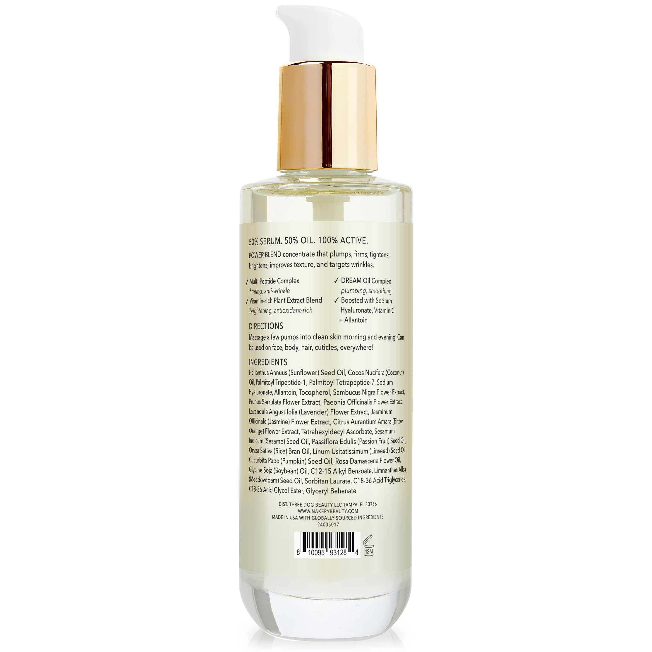 Nakery Beauty SkinInfusion Anti-Aging Facial Oil Serum