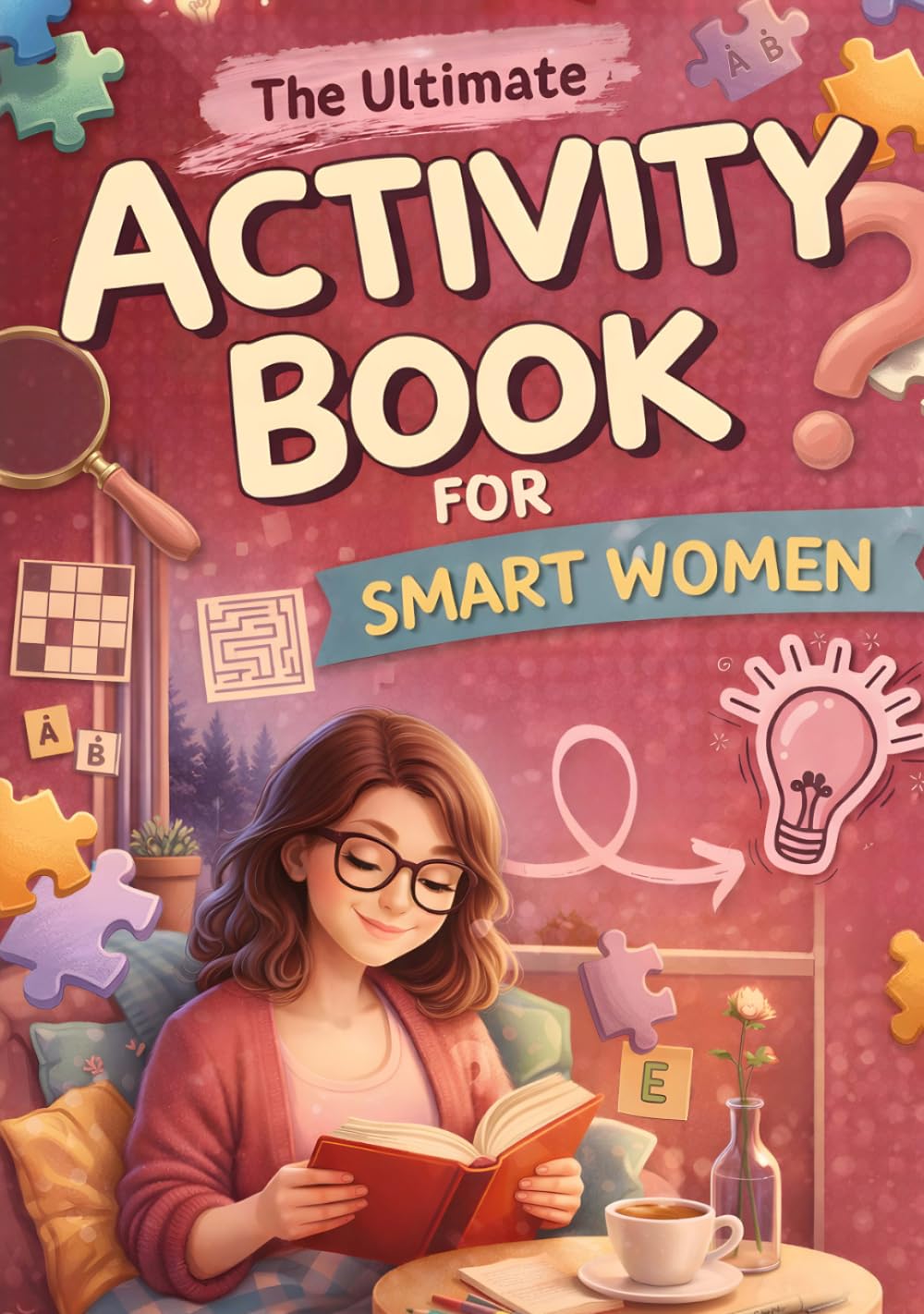 The Ultimate Activity Book For Smart Women: The Big Collection Of Irresistible Brain Teasers, Clever Riddles And Tricky Logic & Math Puzzles. Relaxing ... Busters Adult Activity Book For Women.