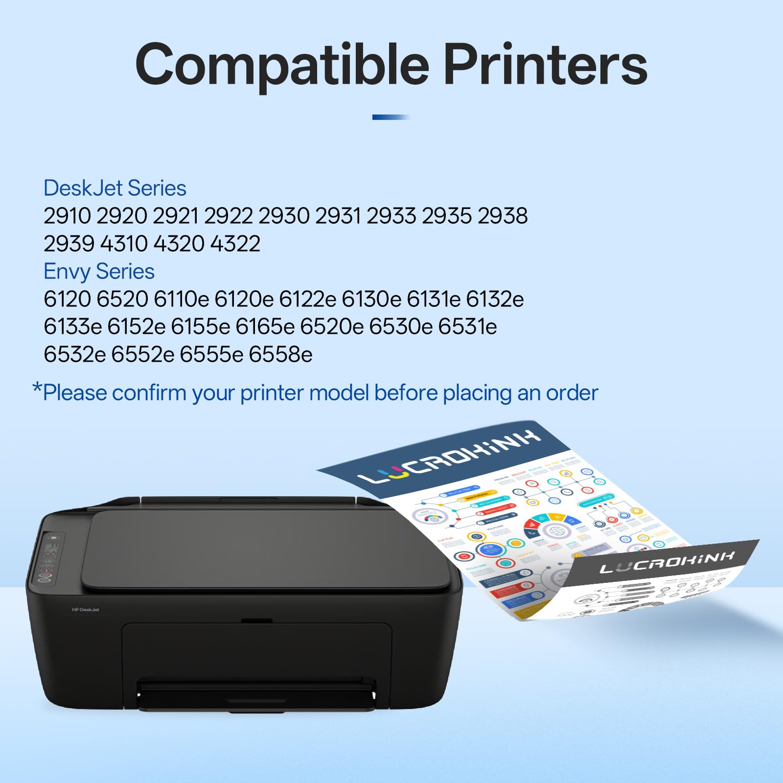 308XL 308e kompatybilne kartridże do drukarek HP 308 308XL, 2 sztuki, do HP Envy 6110e 6120e 6122e 6130 6132e 6520e 6530e 6532e Deskjet 2910 2920 2921 29222 (1*Czarny, 11, 1*Kolor)
