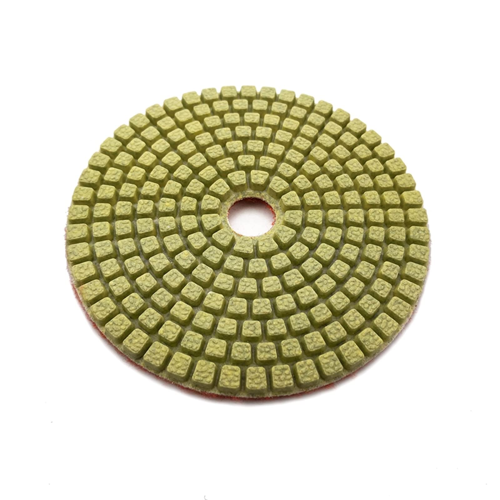 Almohadillas pulidoras de diamante, Lote de 7 almohadillas for pulir mármol de 4 pulgadas y 100 mm, disco de pulido de diamante for baldosas de cerámica y hormigón WPD12(3000)