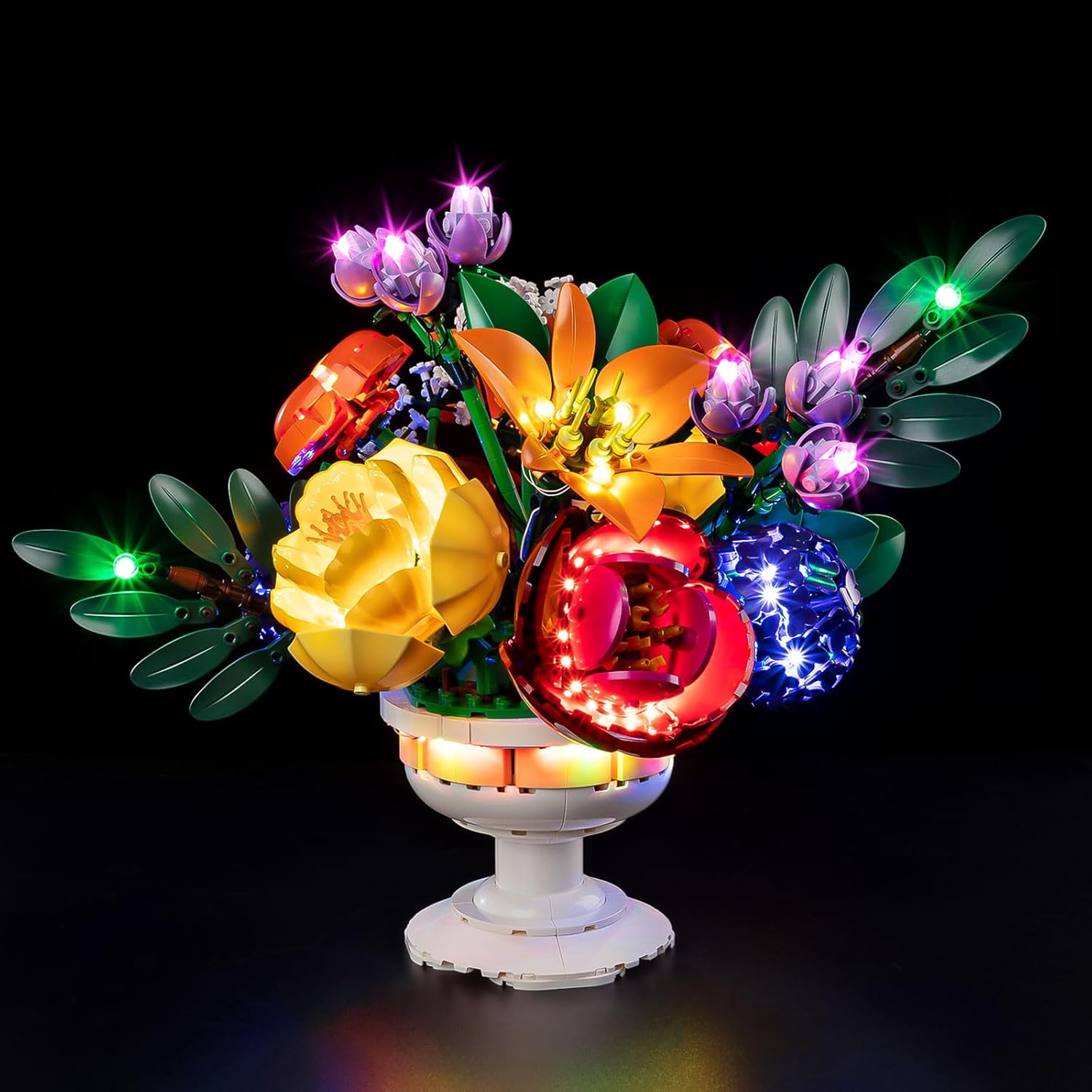 Kyglaring LED Light Kit Compatible with Lego 10345 Set, Lighting Accessories Compatible with Botanicals Flower Arrangement, Lights Only, Classic Version.