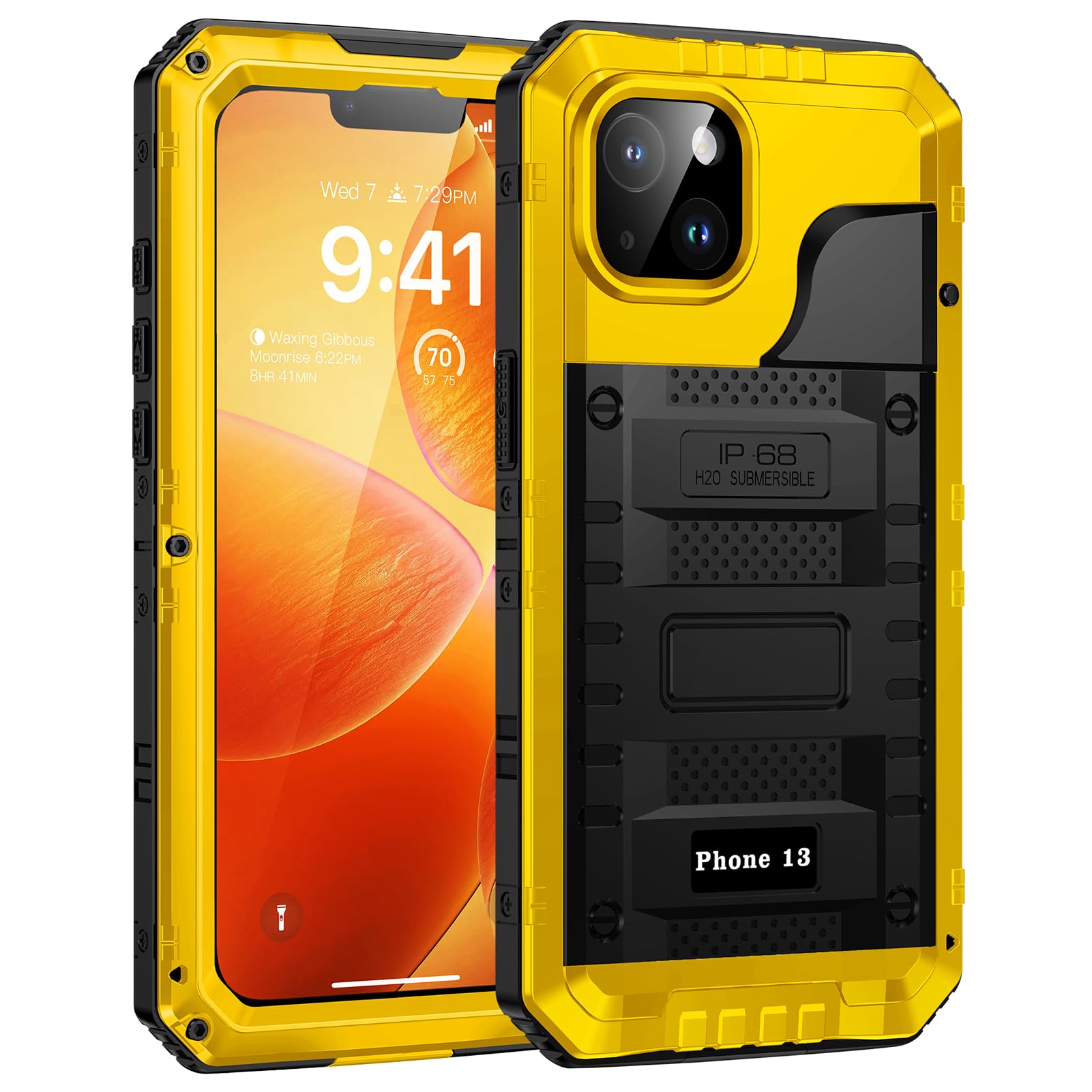 Funda iPhone 13 impermeable IP68 carcasa duradera Lanhiem metal armor 7