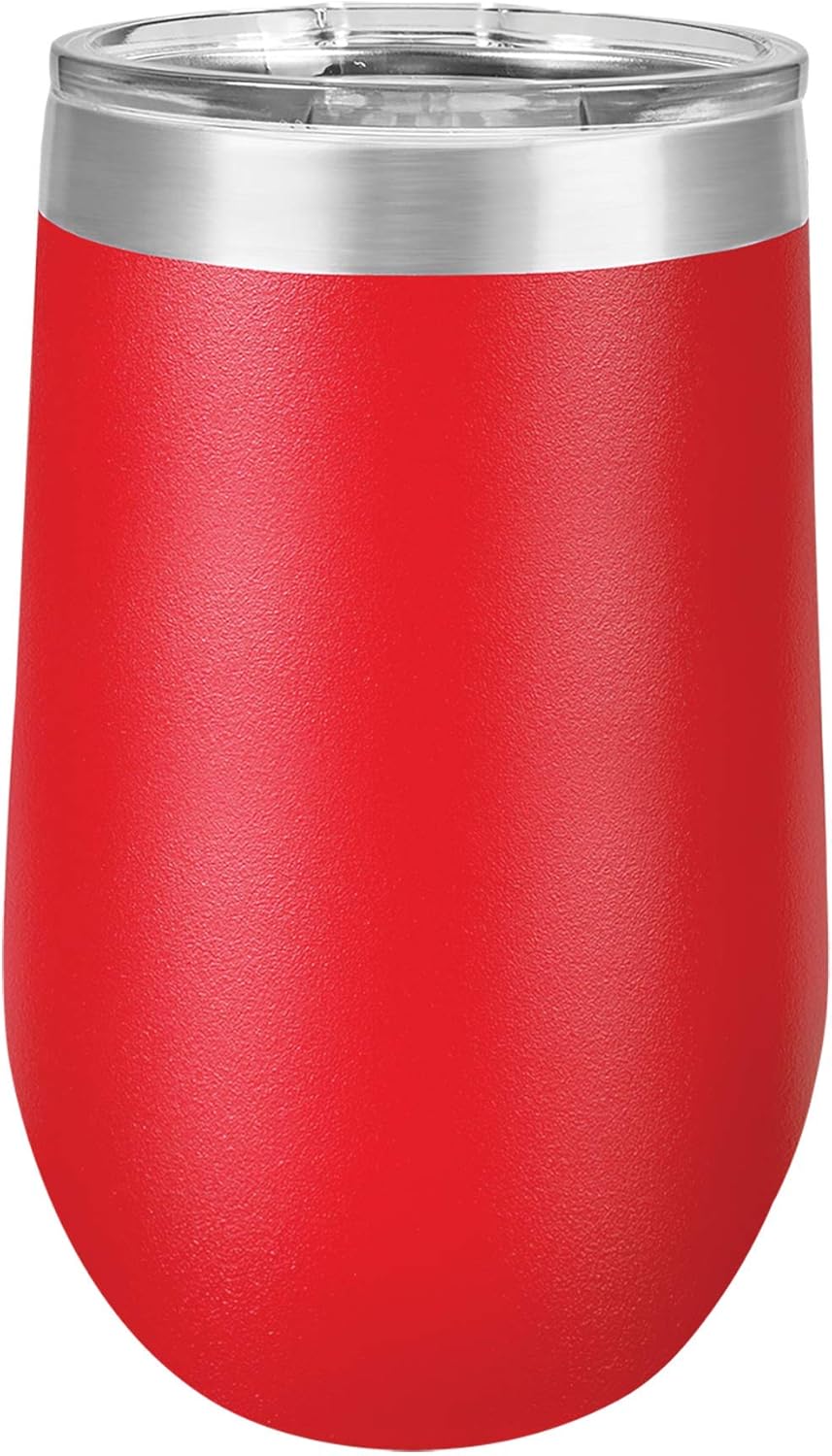 Polar Camel Drinkware Stemless Insulated Wine Glass Tumbler 16 oz (Red)