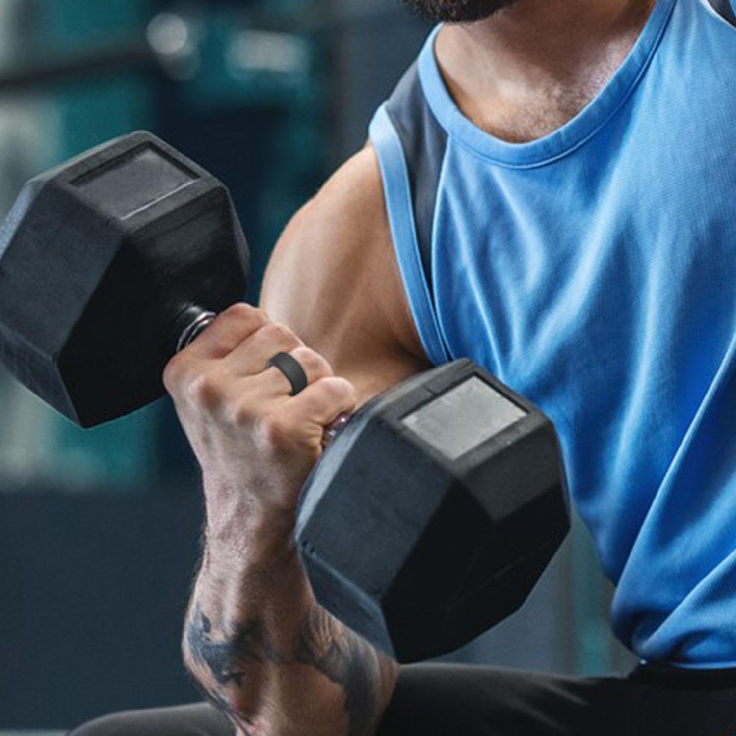 6-częściowa osłona pierścienia, odporna na zarysowania silikonowa osłona, akcesoria ochronne pierścienia, odpowiednie do pracy, sportu i fitnessu.
