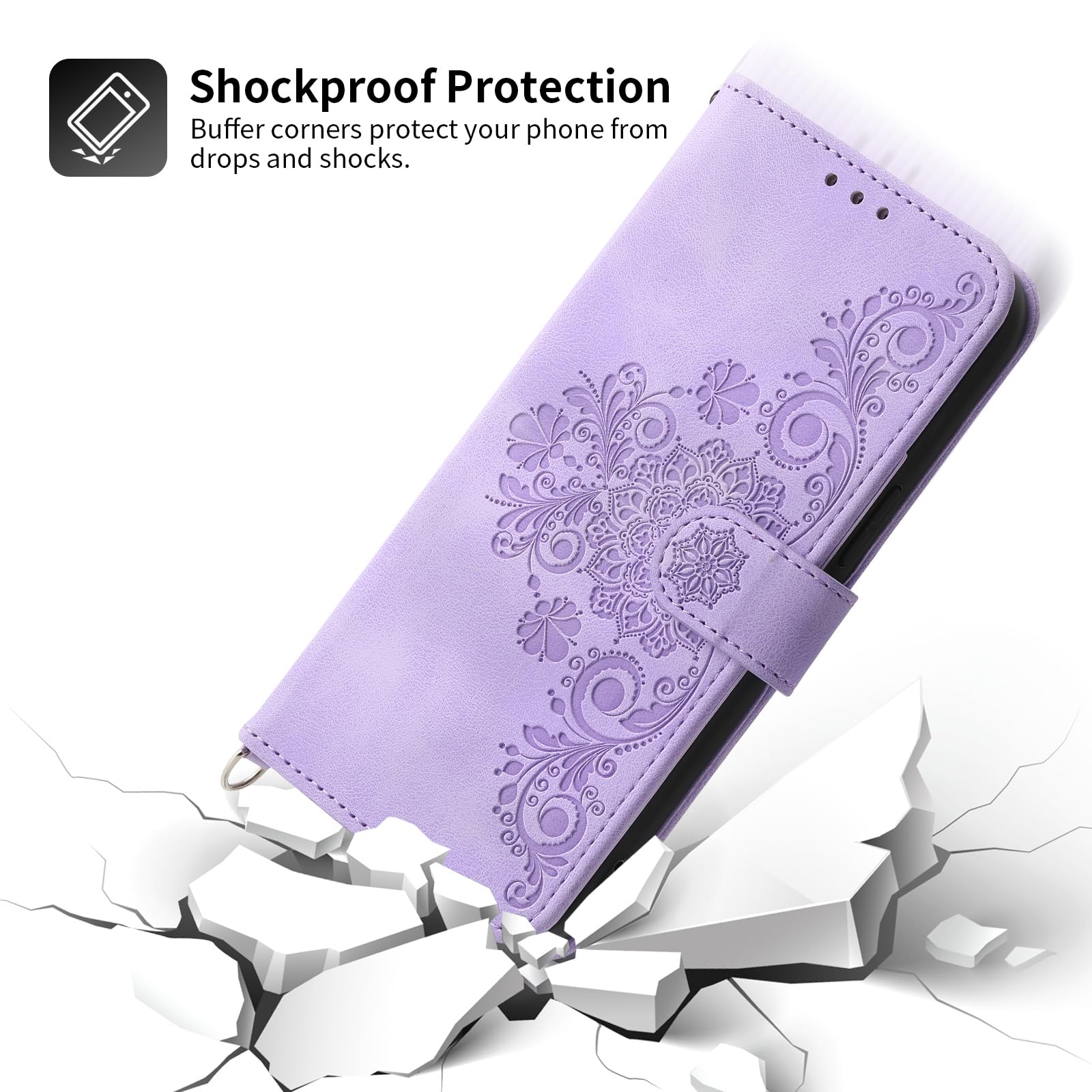 DENDICO Cover per Galaxy A23 4G / Galaxy A23 5G / Galaxy M23 5G, Premium Portafoglio PU Custodia in PU Pelle, Flip Libro TPU Bumper Caso per Samsung Galaxy A23 4G