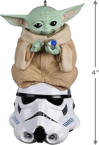 Miniatura 5 de Hallmark – Adorno navideño de recuerdo, edición Star Wars de 2021: The Mandalorian: The Child