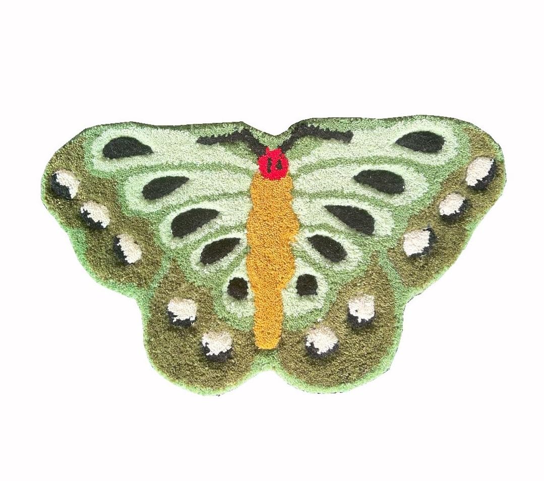 The Rug Studio Present Butterfly Kids Rug For Bedroom Colorful