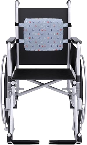 Miniatura 343 de Lunarable Teal Travel Pillow Neck Rest, Aquatic Fauna Theme Hand Drawn Style Various Starfish in Blue Shades, Memory Foam Traveling Accessory for