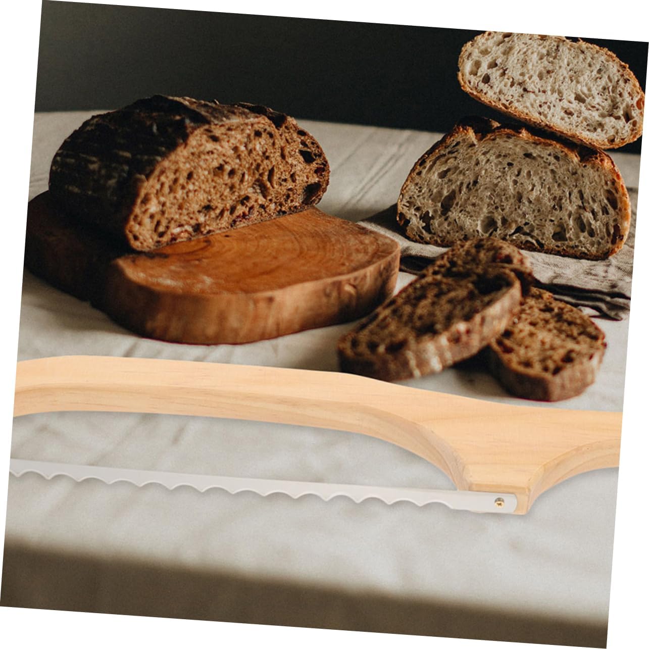 8pcs Classic Manual Bread Slicer Serrated Cake Cutter for Slicing Bread Long Birthday Cake Baking More