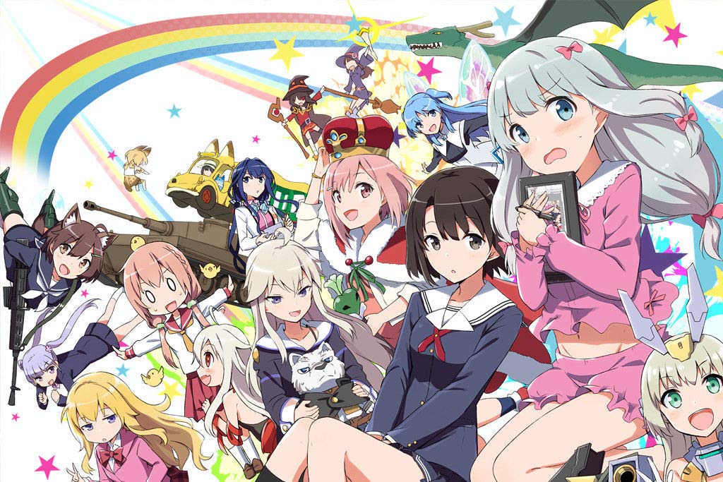 YourSpace 243296 Ero Manga Sensei Girls Cross Popular Decor Wall 24x18 Poster Print