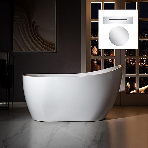 WOODBRIDGE B0006-C-Drain&O Bathtub, Chrome