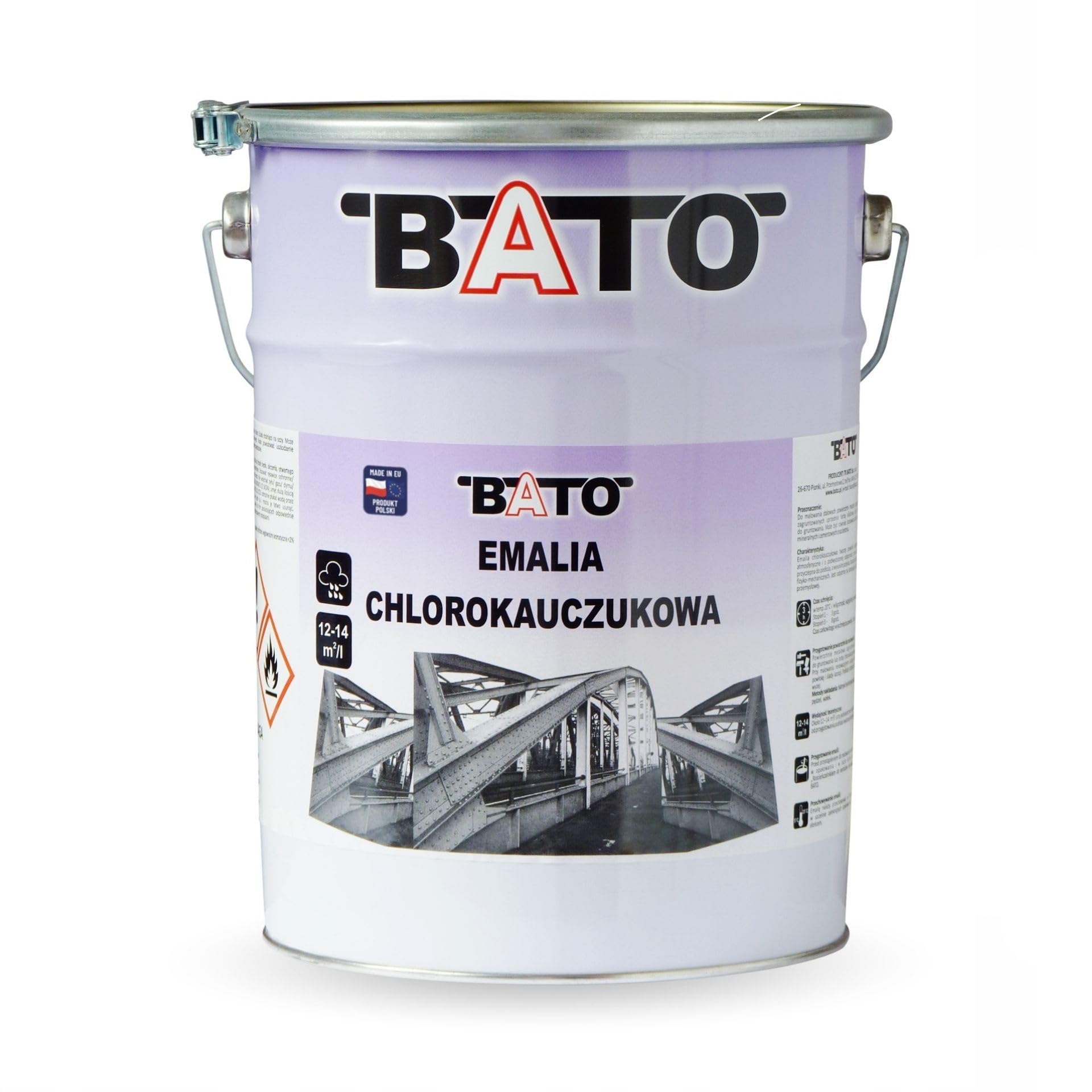 CHLORKAUTSCHUK-EMALIE ROT RAL 3020 A 5L