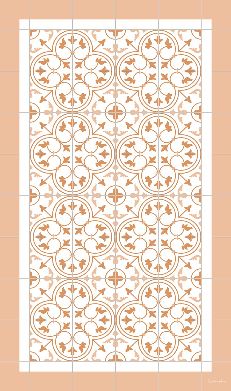 Tapis Vinyle Imprimé DobleUve - Antidérapant, Lavable, Pour Cuisine, Salon, Salle De Bain (300x200 Cm) - 6