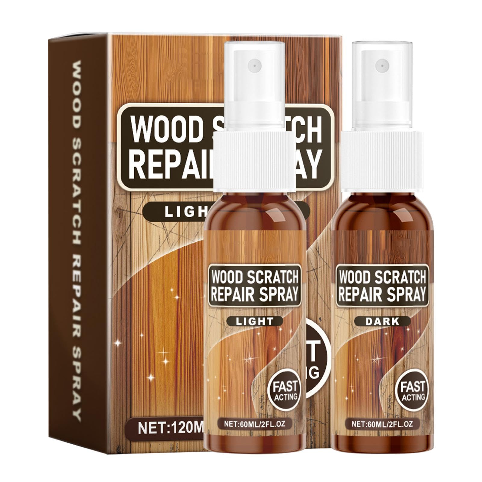 Instant Fix Scratch Remover - Wood Scratch Repair Spray, Quick Solution | Powerful Floor Polish and Restorer Enhancing Natural Shine, Eliminating Scratches and Creating A Protective Barrier
