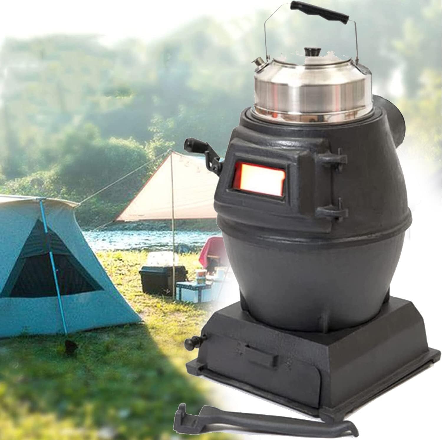 Poêle à bois de camping pour éviter les pannes de gaz en randonnée