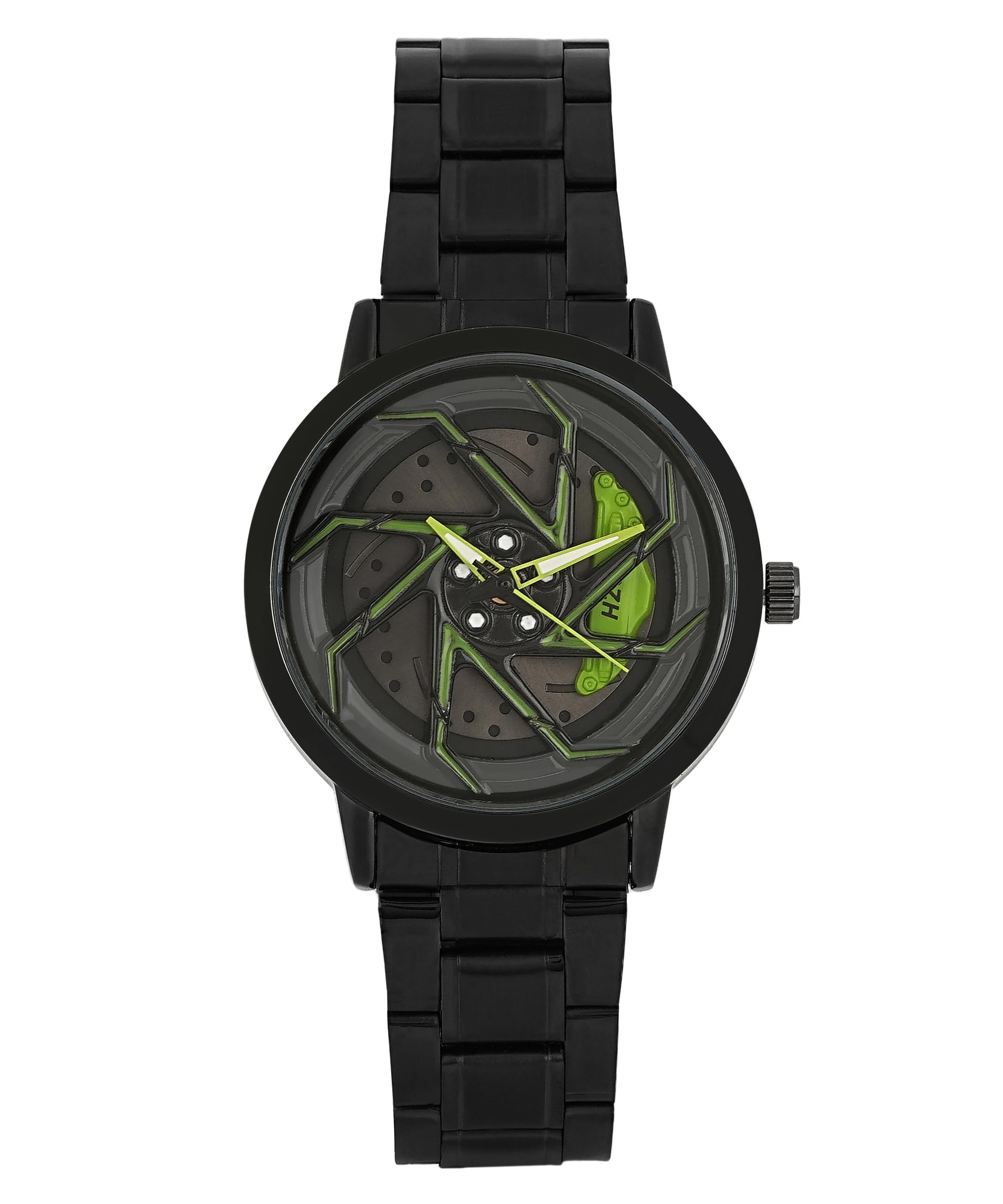 jainx Green Dial Gyro Spinning Car Wheel Analog Wrist Watch for Men and Boys - GM1697 (B0DJ2P7JBY) Amazon Price History, Amazon Price Tracker