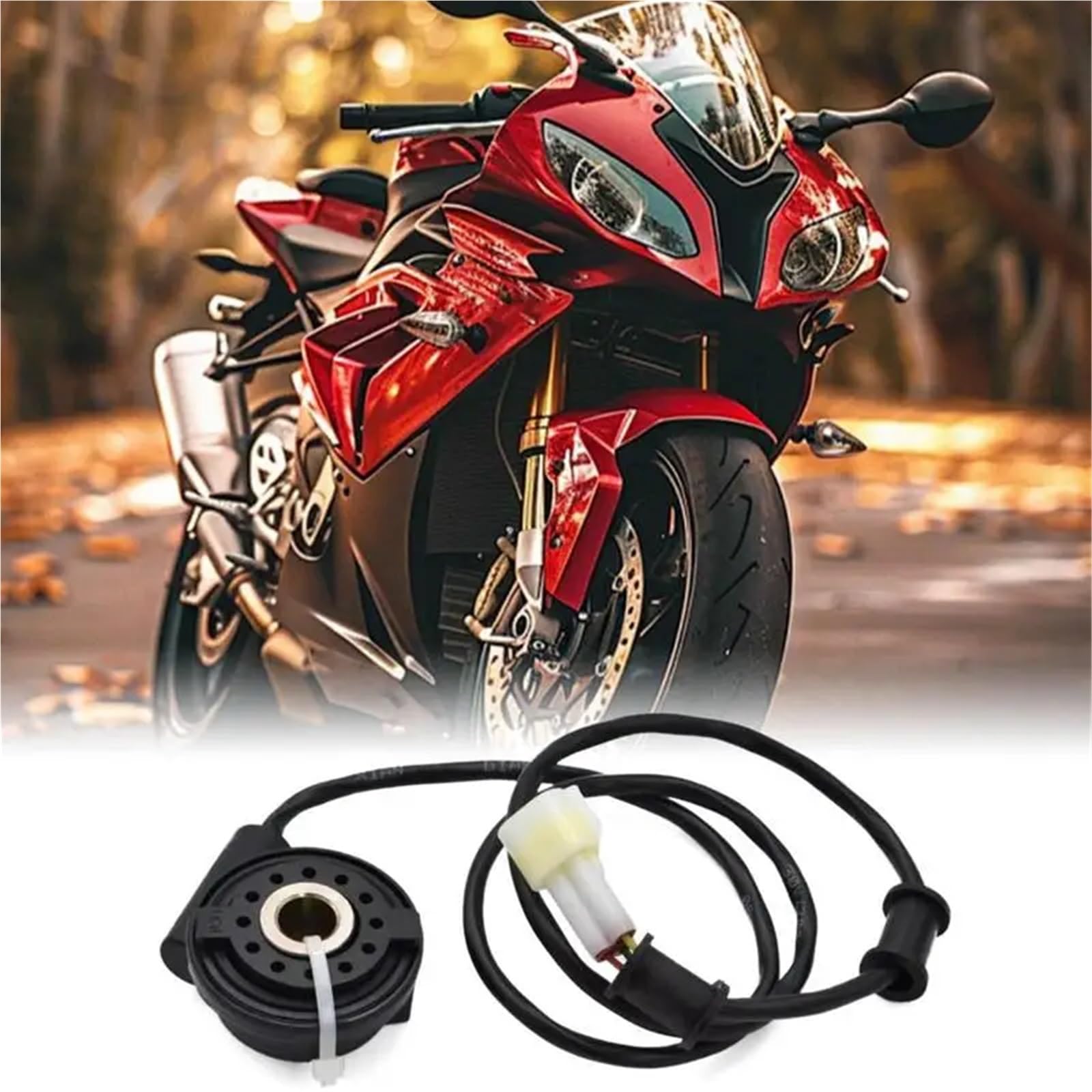 czujników ABS Akcesoria do adaptera czujnika prędkości motocykla, precyzyjne połączenie kablowe, część zamienna Czujnik prędkości skrzyni biegów