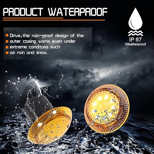 Miniatura 27 de Para Ford Transit Connect 2010, 2011, 2012, 2013, 2014, 2015, 2016, 2017, 2018, 2019, 2020, 2021, Ford Transit Connect Side Fender Marker Repeater