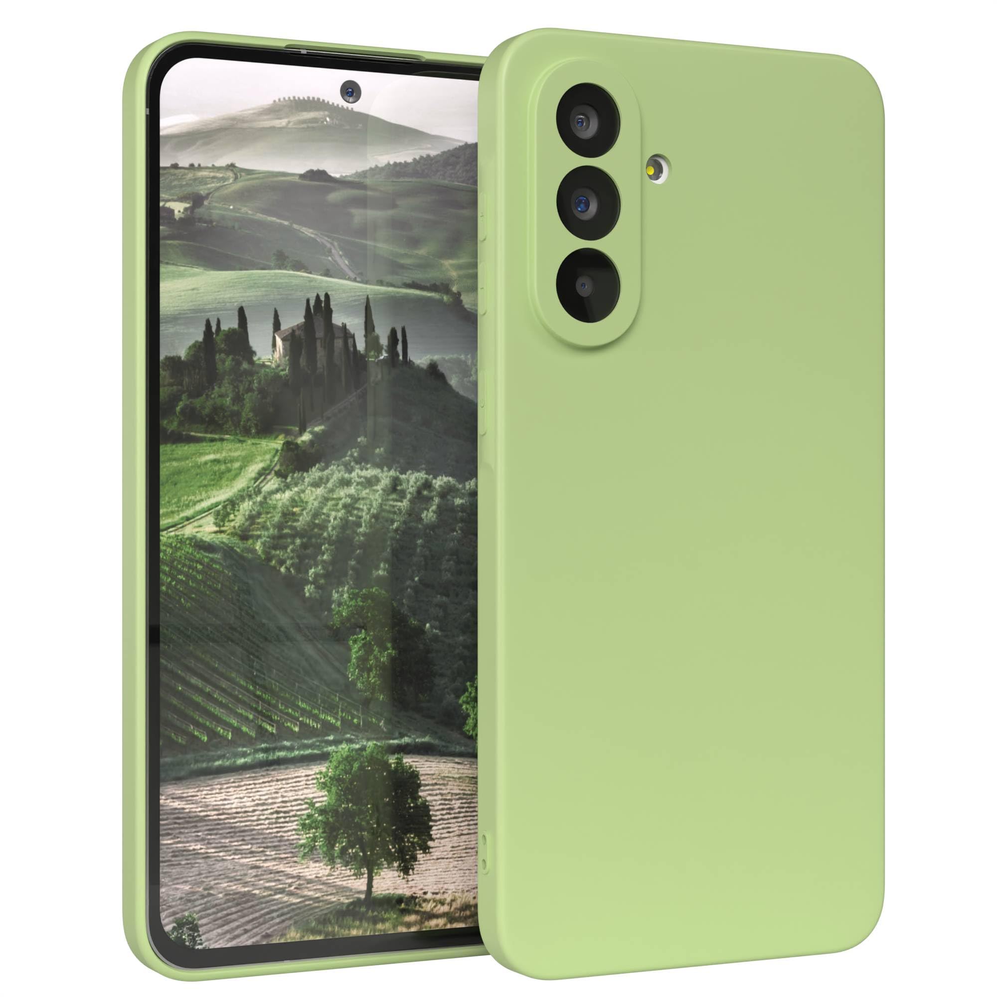EAZY CASE Silikonhülle für Samsung Galaxy A56 5G – Pastellgrün
