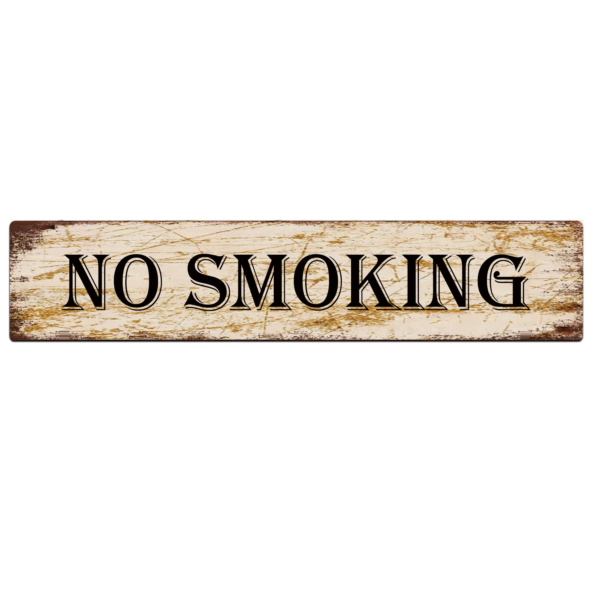 No Smoking Retro Tin Signs Aluminum Metal Sign for Kitchen Home Garden Wall Bar Cafe Decor 4x16 Inch