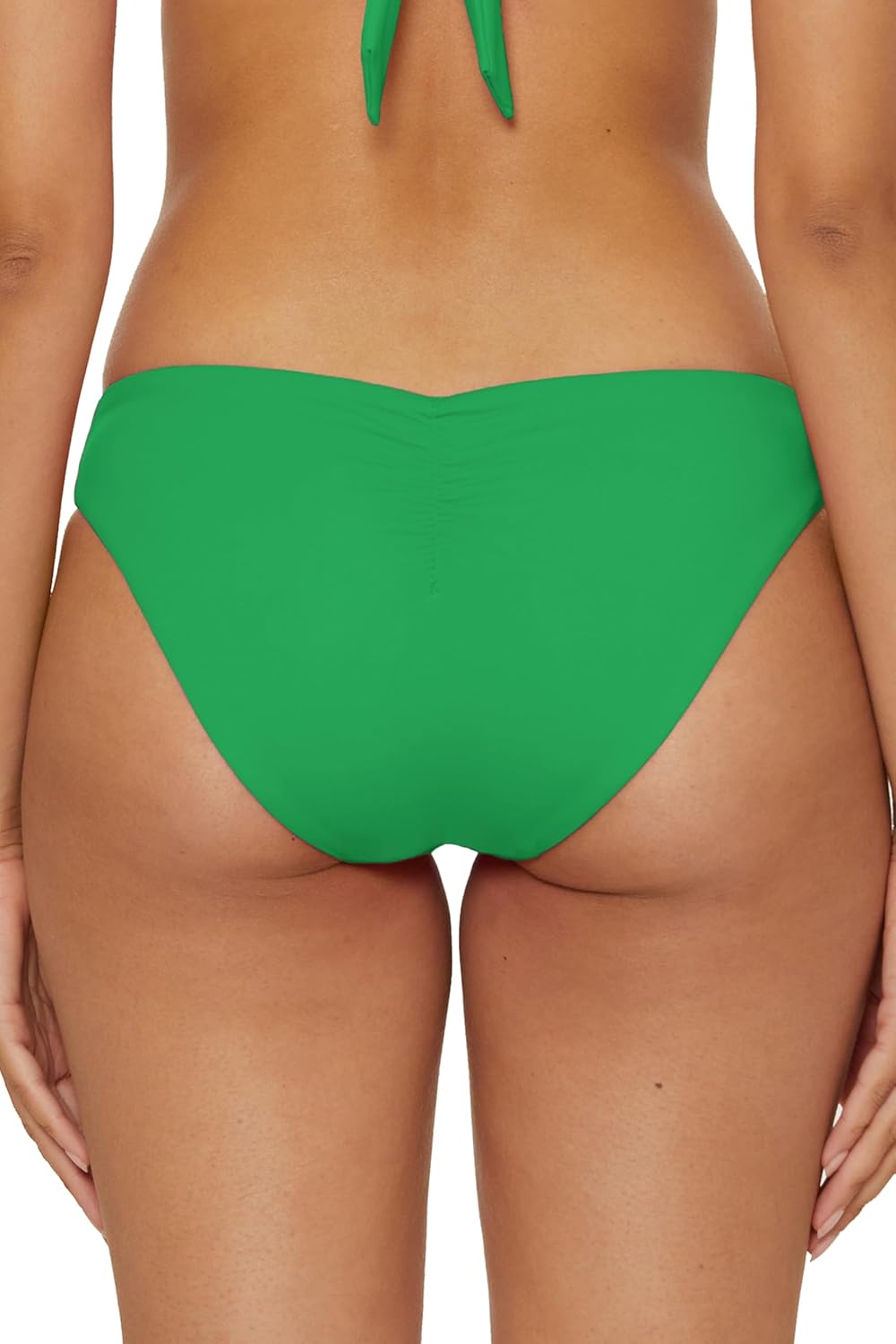 BECCA Women's Color Code Bikini Bottom, Shirred Back, Cheeky Coverage, Swimwear Separates - Image 4