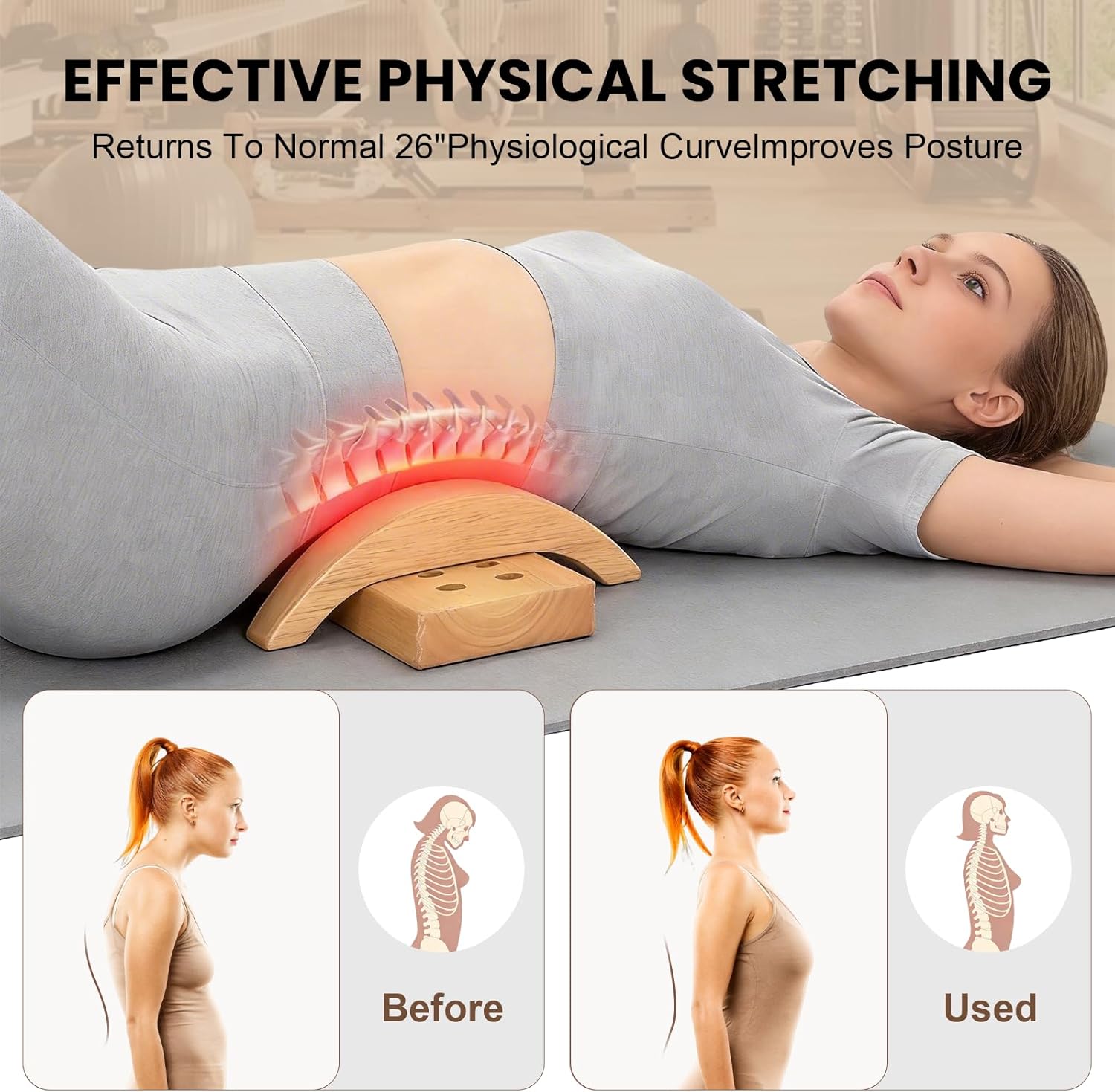 Psoas Release Tool Hip Hook Muscle Release Tool Fully Adjustable for Myofascial, Back, Hamstrings, Iliacus, Waist Pain, Hip Flexor and Trigger Point Massage
